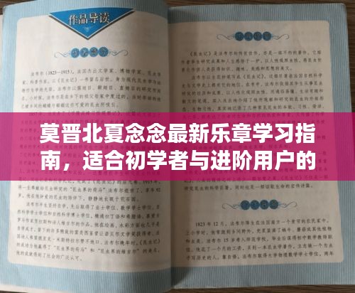 莫晋北夏念念最新乐章学习指南，适合初学者与进阶用户的指南