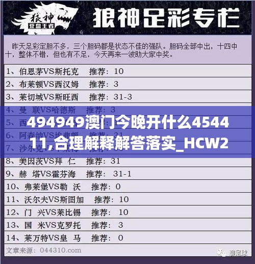 494949澳门今晚开什么454411,合理解释解答落实_HCW2.62.67投资版