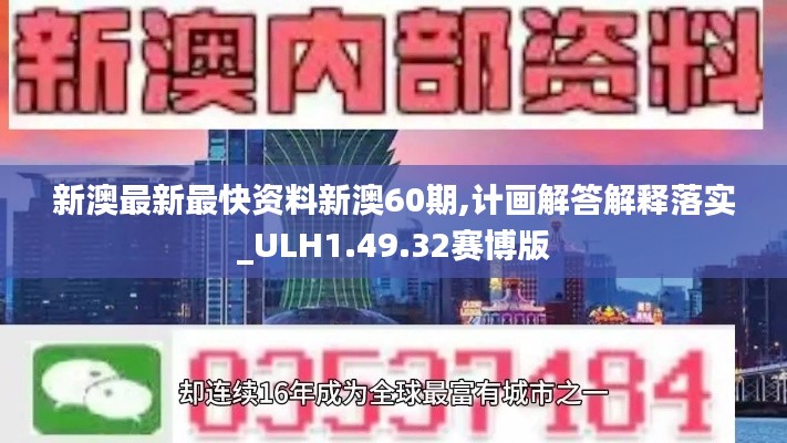 新澳最新最快资料新澳60期,计画解答解释落实_ULH1.49.32赛博版