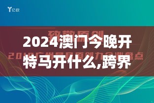 2024澳门今晚开特马开什么,跨界创新落实方案_VYN2.10.95私密版