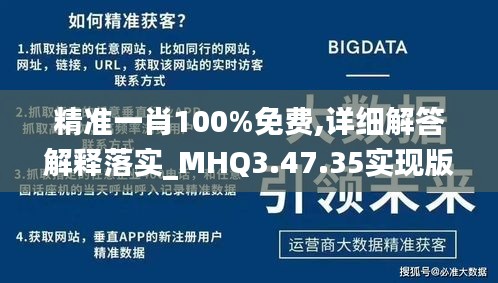 精准一肖100%免费,详细解答解释落实_MHQ3.47.35实现版