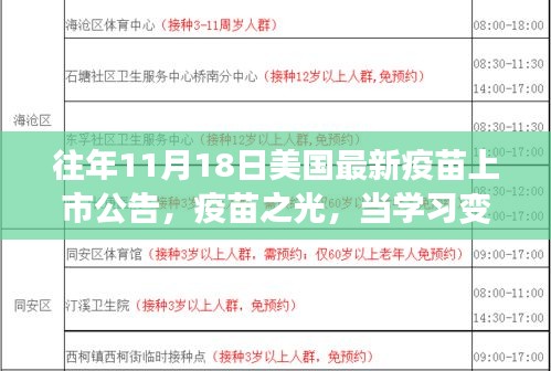 往年11月18日美国最新疫苗上市公告，疫苗之光，当学习变化遇上美国最新疫苗上市公告