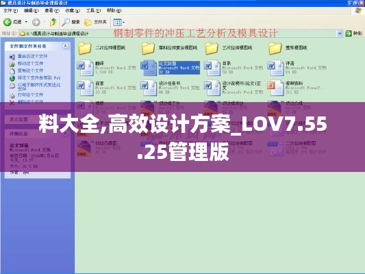 料大全,高效设计方案_LOV7.55.25管理版