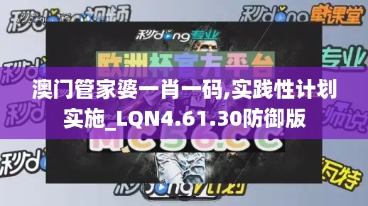 澳门管家婆一肖一码,实践性计划实施_LQN4.61.30防御版