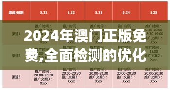 2024年澳门正版免费,全面检测的优化方案_YYN7.34.66解谜版