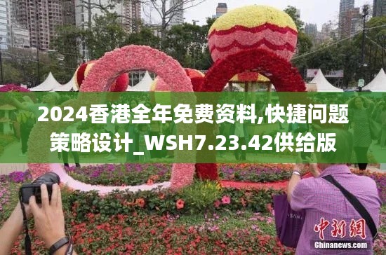 2024香港全年免费资料,快捷问题策略设计_WSH7.23.42供给版