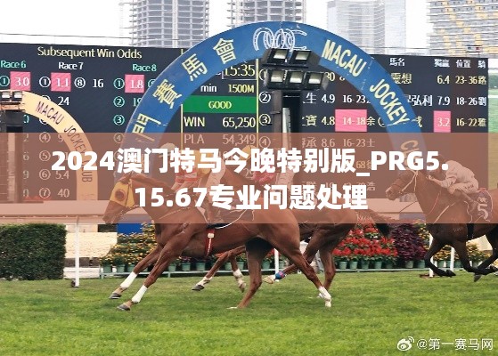 2024澳门特马今晚特别版_PRG5.15.67专业问题处理