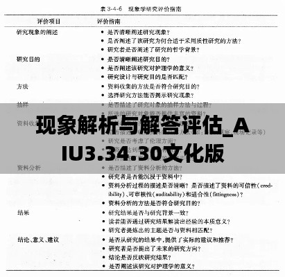 现象解析与解答评估_AIU3.34.30文化版