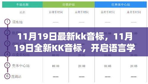 全新KK音标来袭，开启语言学习自信之旅