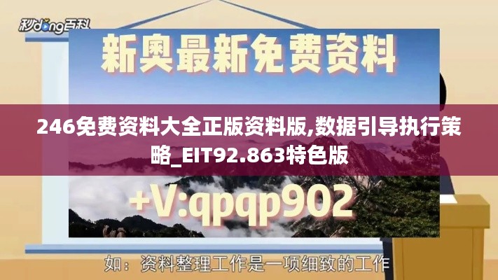 246免费资料大全正版资料版,数据引导执行策略_EIT92.863特色版