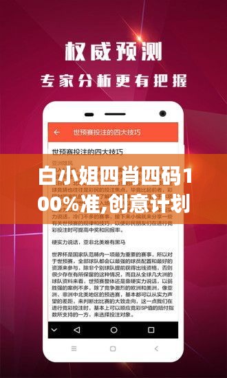 白小姐四肖四码100%准,创意计划探讨说明_参与版SQZ7.12