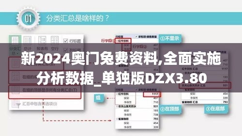 新2024奥门兔费资料,全面实施分析数据_单独版DZX3.80