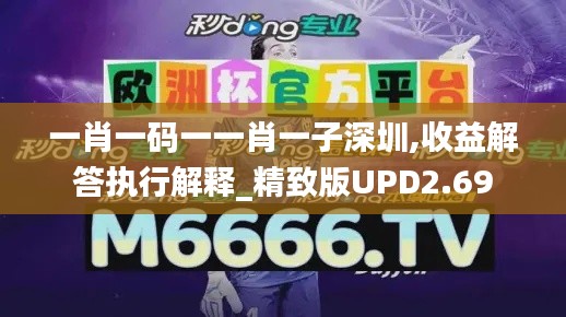 一肖一码一一肖一子深圳,收益解答执行解释_精致版UPD2.69