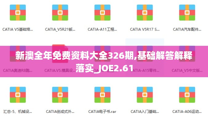 新澳全年免费资料大全326期,基础解答解释落实_JOE2.61