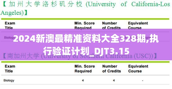 2024新澳最精准资料大全328期,执行验证计划_DJT3.15