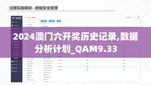 2024澳门六开奖历史记录,数据分析计划_QAM9.33