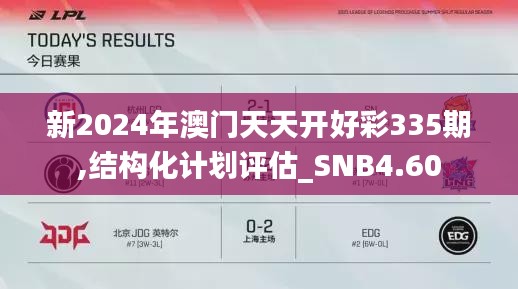 新2024年澳门天天开好彩335期,结构化计划评估_SNB4.60