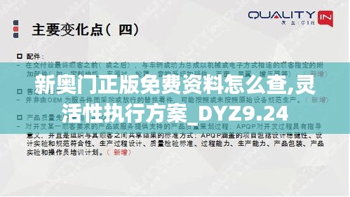 新奥门正版免费资料怎么查,灵活性执行方案_DYZ9.24