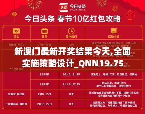 新澳门最新开奖结果今天,全面实施策略设计_QNN19.75