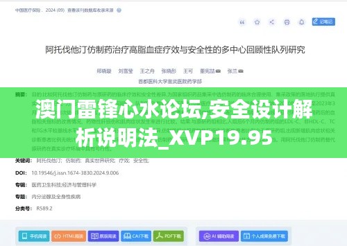 澳门雷锋心水论坛,安全设计解析说明法_XVP19.95