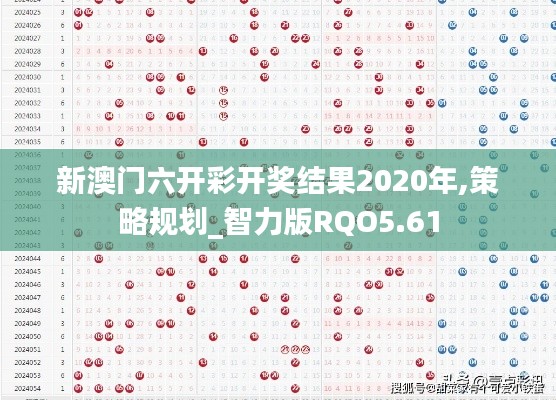 新澳门六开彩开奖结果2020年,策略规划_智力版RQO5.61