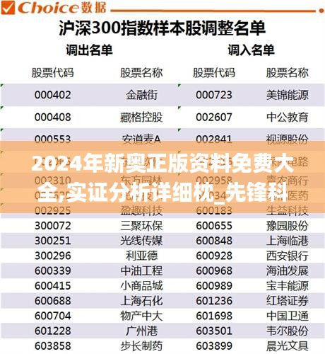 2024年新奥正版资料免费大全,实证分析详细枕_先锋科技CAW5.3