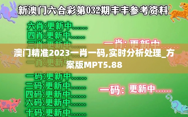 澳门精准2023一肖一码,实时分析处理_方案版MPT5.88