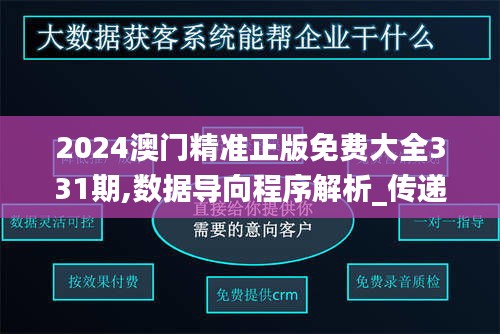 2024澳门精准正版免费大全331期,数据导向程序解析_传递版OKI11.66