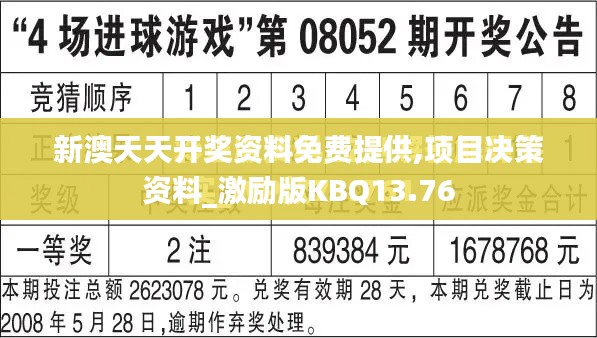 新澳天天开奖资料免费提供,项目决策资料_激励版KBQ13.76