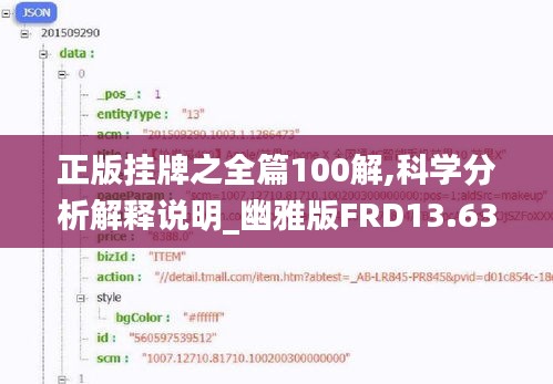 正版挂牌之全篇100解,科学分析解释说明_幽雅版FRD13.63