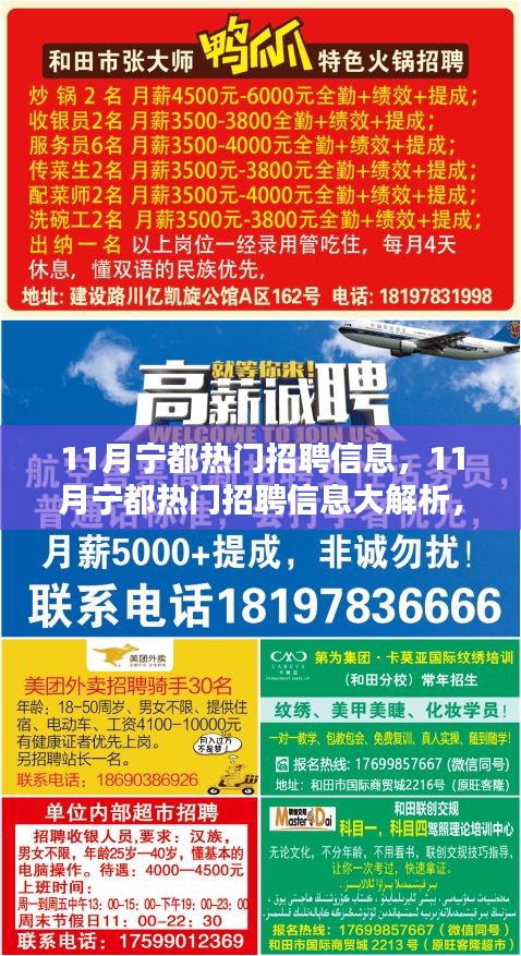 11月宁都热门招聘信息汇总，黄金季节求职者指南