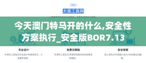 今天澳门特马开的什么,安全性方案执行_安全版BOR7.13