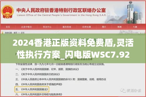 2024香港正版资料免费盾,灵活性执行方案_闪电版WSC7.92