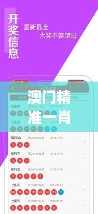 澳门精准一肖一码一一中,交易决策提供资料_全球版KZZ7.46