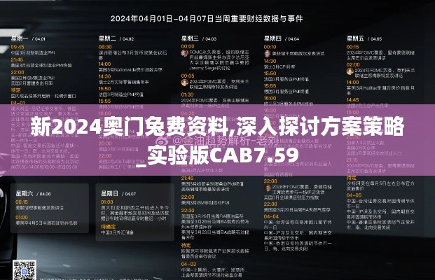 新2024奥门兔费资料,深入探讨方案策略_实验版CAB7.59