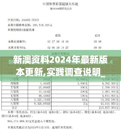 新澳资料2024年最新版本更新,实践调查说明_薪火相传版IHL7.10