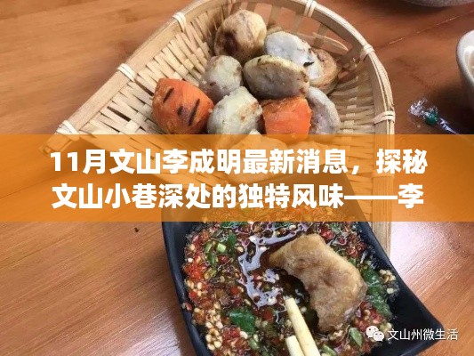 揭秘文山小巷美食秘境，李成明最新发现的美食之旅