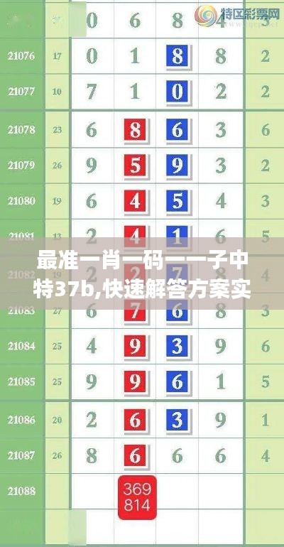 最准一肖一码一一子中特37b,快速解答方案实践_旗舰款ZWA7.38