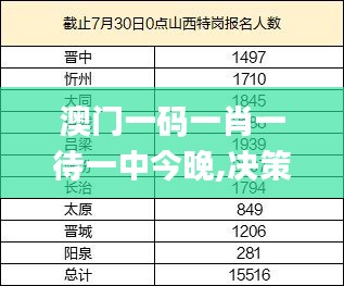 澳门一码一肖一待一中今晚,决策信息解释_交互版HQM7.69