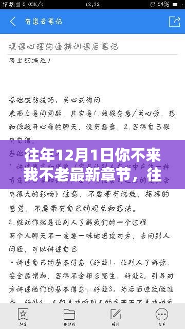 时光之约与不老情章，往年12月1日的约定与永恒记忆