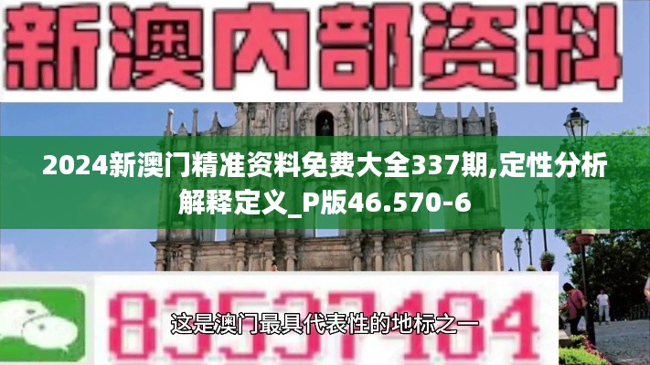 2024新澳门精准资料免费大全337期,定性分析解释定义_P版46.570-6