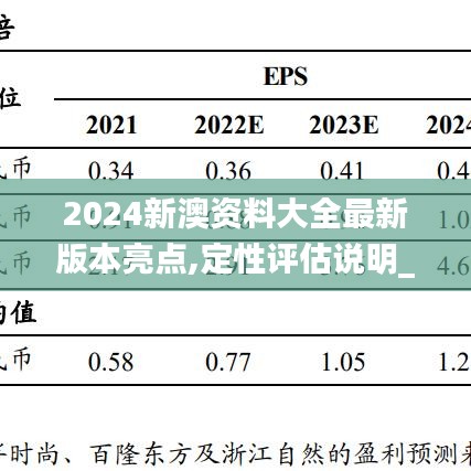 2024新澳资料大全最新版本亮点,定性评估说明_N版28.456