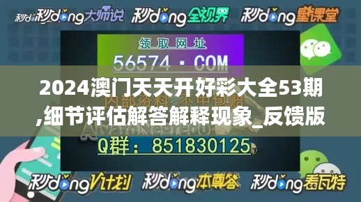 2024澳门天天开好彩大全53期,细节评估解答解释现象_反馈版21.322