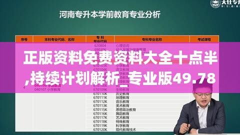 正版资料免费资料大全十点半,持续计划解析_专业版49.789