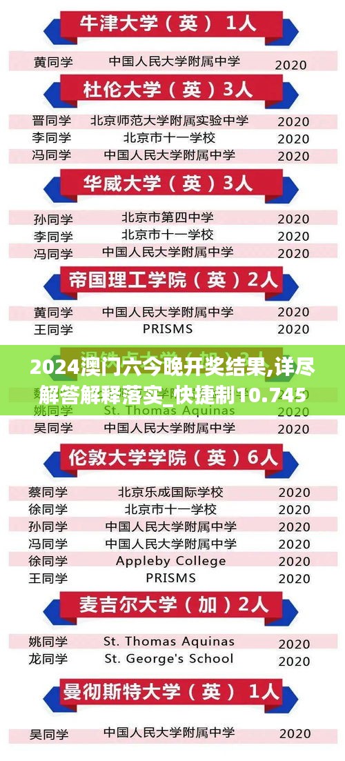 2024澳门六今晚开奖结果,详尽解答解释落实_快捷制10.745