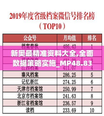 新奥最精准资料大全,全面数据策略实施_MP48.833