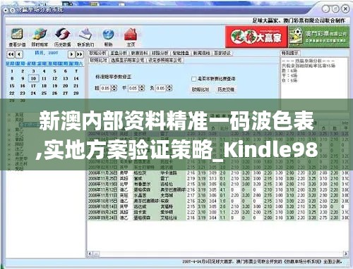 新澳内部资料精准一码波色表,实地方案验证策略_Kindle98.713