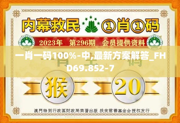 一肖一码100%-中,最新方案解答_FHD69.852-7