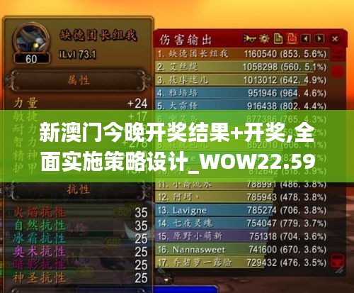 新澳门今晚开奖结果+开奖,全面实施策略设计_WOW22.595编辑版