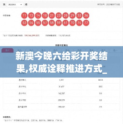 新澳今晚六给彩开奖结果,权威诠释推进方式_C版8.799